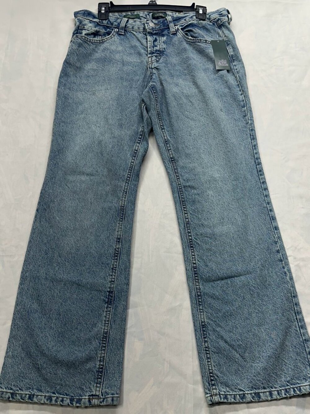 NWT Wild Fable Target Women's 8 Low-Rise Bootcut Jeans Light Wash Button Fly 31.
